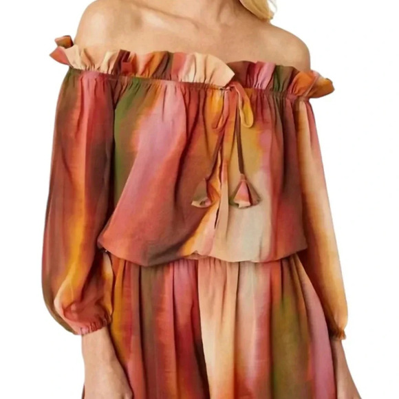 Misa Los Angles Surya Ombre Stripe Wide Leg Jumpsuit Size XS NWT - Picture 3 of 16